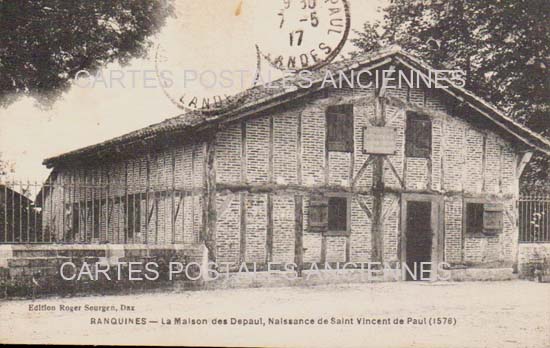 Cartes postales anciennes > CARTES POSTALES > carte postale ancienne > cartes-postales-ancienne.com Nouvelle aquitaine Landes Saint Vincent De Paul