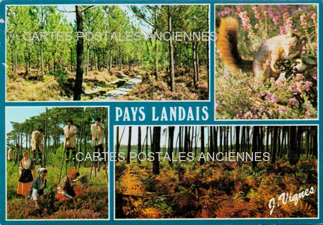 Cartes postales anciennes > CARTES POSTALES > carte postale ancienne > cartes-postales-ancienne.com Nouvelle aquitaine Landes Pontenx Les Forges