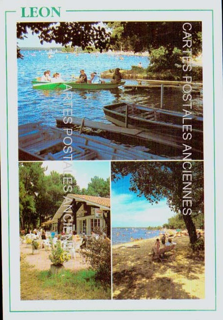 Cartes postales anciennes > CARTES POSTALES > carte postale ancienne > cartes-postales-ancienne.com Nouvelle aquitaine Landes Leon