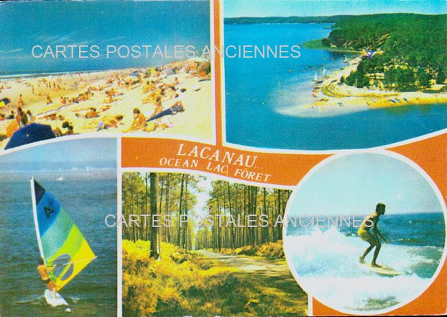 Cartes postales anciennes > CARTES POSTALES > carte postale ancienne > cartes-postales-ancienne.com Gironde  Lacanau