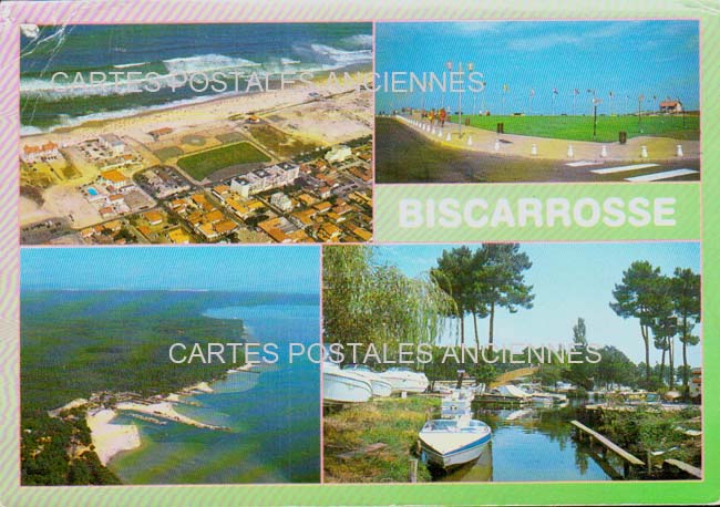 Cartes postales anciennes > CARTES POSTALES > carte postale ancienne > cartes-postales-ancienne.com Nouvelle aquitaine Biscarrosse Plage
