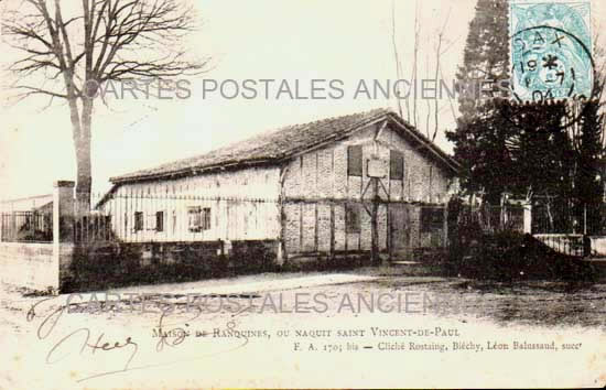 Cartes postales anciennes > CARTES POSTALES > carte postale ancienne > cartes-postales-ancienne.com Nouvelle aquitaine Landes Saint Vincent De Paul