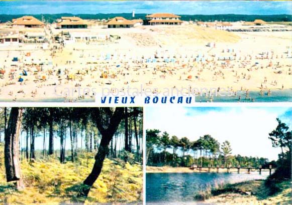 Cartes postales anciennes > CARTES POSTALES > carte postale ancienne > cartes-postales-ancienne.com Nouvelle aquitaine Vieux Boucau Les Bains