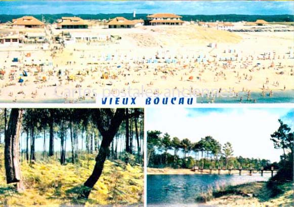 Cartes postales anciennes > CARTES POSTALES > carte postale ancienne > cartes-postales-ancienne.com Nouvelle aquitaine Landes Vieux Boucau Les Bains