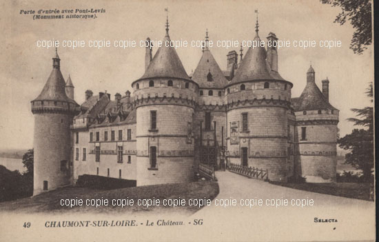 Cartes postales anciennes > CARTES POSTALES > carte postale ancienne > cartes-postales-ancienne.com Centre val de loire  Loir et cher Chaumont Sur Loire