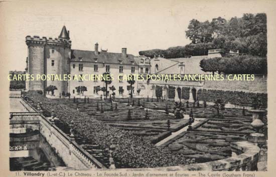Cartes postales anciennes > CARTES POSTALES > carte postale ancienne > cartes-postales-ancienne.com Indre et loire  Villandry