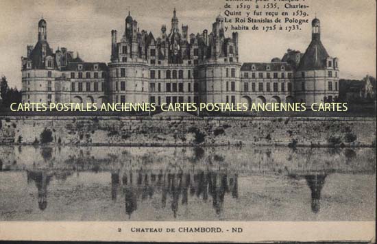 Cartes postales anciennes > CARTES POSTALES > carte postale ancienne > cartes-postales-ancienne.com Centre val de loire  Loir et cher Chambord