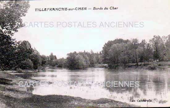 Cartes postales anciennes > CARTES POSTALES > carte postale ancienne > cartes-postales-ancienne.com Centre val de loire  Loir et cher Villefranche Sur Cher