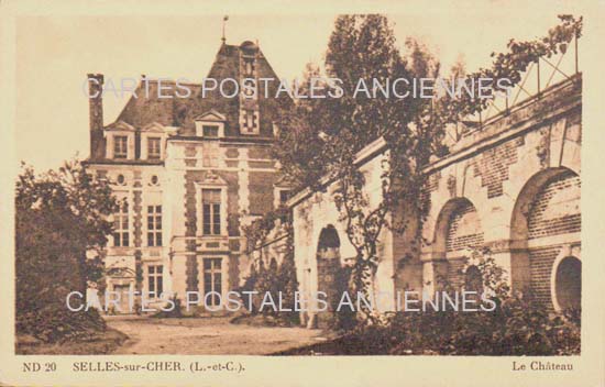 Cartes postales anciennes > CARTES POSTALES > carte postale ancienne > cartes-postales-ancienne.com Centre val de loire  Loir et cher Selles Sur Cher