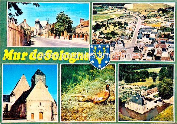 Cartes postales anciennes > CARTES POSTALES > carte postale ancienne > cartes-postales-ancienne.com Centre val de loire  Loir et cher Mur De Sologne