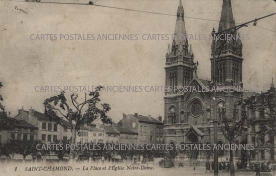 Cartes postales anciennes > CARTES POSTALES > carte postale ancienne > cartes-postales-ancienne.com Auvergne rhone alpes Loire Saint Chamond