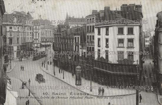 Cartes postales anciennes > CARTES POSTALES > carte postale ancienne > cartes-postales-ancienne.com Auvergne rhone alpes Loire Saint Etienne