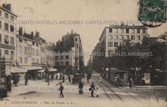 Cartes postales anciennes > CARTES POSTALES > carte postale ancienne > cartes-postales-ancienne.com Loire 42 Saint Etienne
