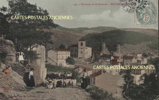 Cartes postales anciennes > CARTES POSTALES > carte postale ancienne > cartes-postales-ancienne.com Auvergne rhone alpes Loire Rochetaillee