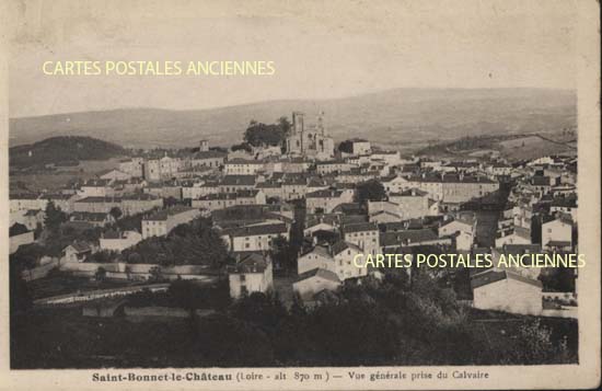 Cartes postales anciennes > CARTES POSTALES > carte postale ancienne > cartes-postales-ancienne.com Auvergne rhone alpes Loire Saint Bonnet Le Chateau