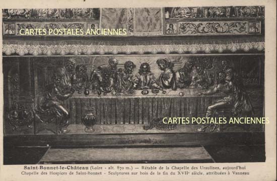 Cartes postales anciennes > CARTES POSTALES > carte postale ancienne > cartes-postales-ancienne.com Auvergne rhone alpes Loire Saint Bonnet Le Chateau