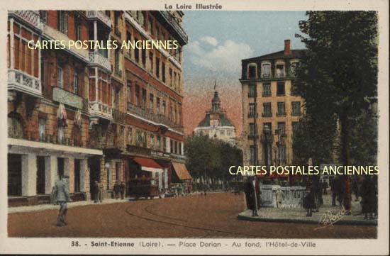 Cartes postales anciennes > CARTES POSTALES > carte postale ancienne > cartes-postales-ancienne.com Auvergne rhone alpes Saint Etienne