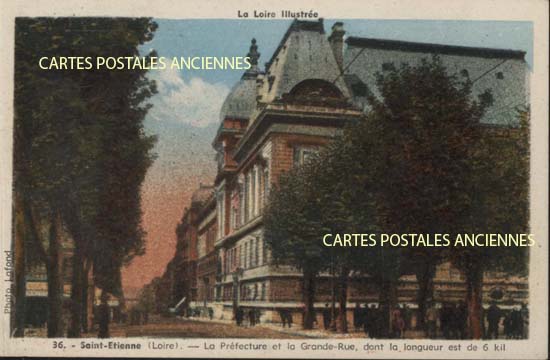 Cartes postales anciennes > CARTES POSTALES > carte postale ancienne > cartes-postales-ancienne.com Auvergne rhone alpes Saint Etienne