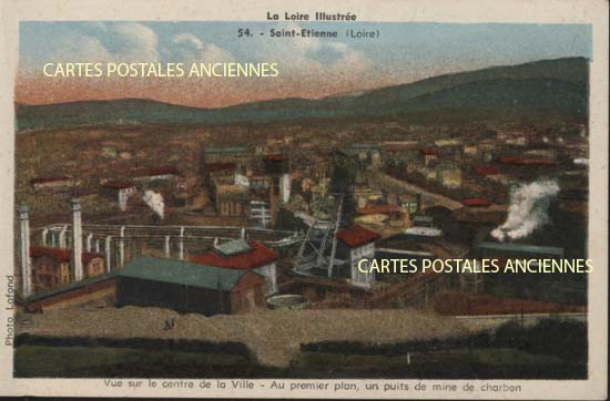 Cartes postales anciennes > CARTES POSTALES > carte postale ancienne > cartes-postales-ancienne.com Auvergne rhone alpes Loire Saint Etienne