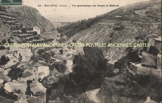 Cartes postales anciennes > CARTES POSTALES > carte postale ancienne > cartes-postales-ancienne.com Auvergne rhone alpes Loire Malleval