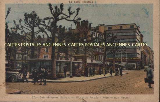 Cartes postales anciennes > CARTES POSTALES > carte postale ancienne > cartes-postales-ancienne.com Auvergne rhone alpes Saint Etienne