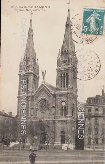 Cartes postales anciennes > CARTES POSTALES > carte postale ancienne > cartes-postales-ancienne.com Auvergne rhone alpes Loire Saint Chamond