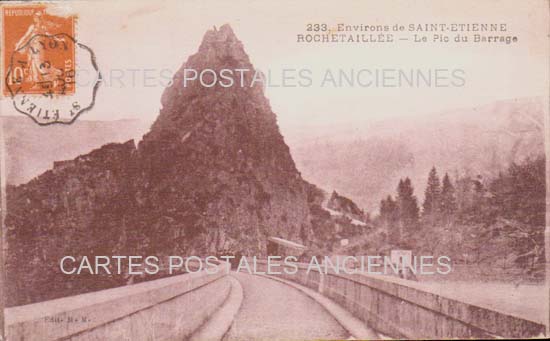 Cartes postales anciennes > CARTES POSTALES > carte postale ancienne > cartes-postales-ancienne.com Auvergne rhone alpes Loire Rochetaillee