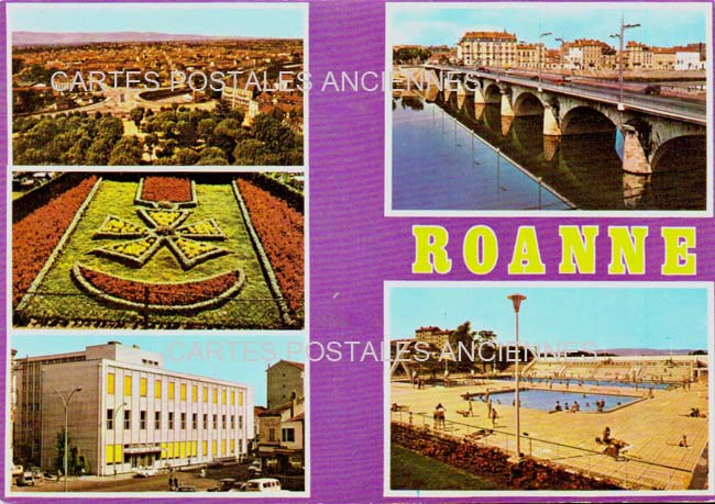 Cartes postales anciennes > CARTES POSTALES > carte postale ancienne > cartes-postales-ancienne.com Auvergne rhone alpes Loire Roanne