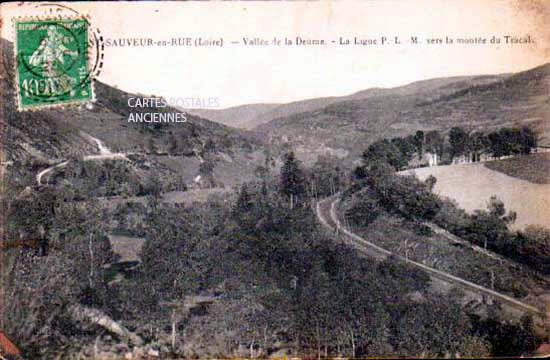 Cartes postales anciennes > CARTES POSTALES > carte postale ancienne > cartes-postales-ancienne.com Auvergne rhone alpes Loire Saint Sauveur En Rue