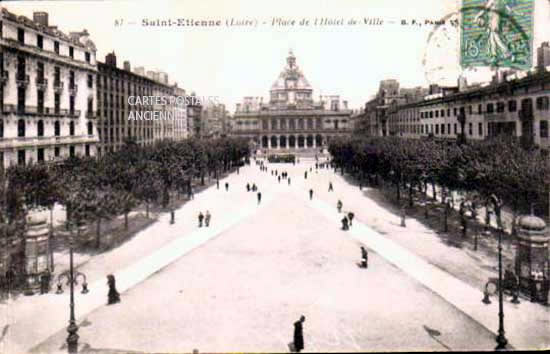 Cartes postales anciennes > CARTES POSTALES > carte postale ancienne > cartes-postales-ancienne.com Loire  Saint Etienne