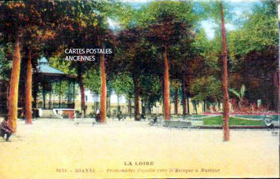 Cartes postales anciennes > CARTES POSTALES > carte postale ancienne > cartes-postales-ancienne.com Loire  Roanne