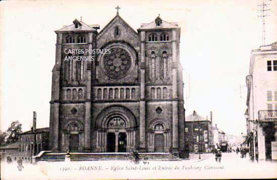 Cartes postales anciennes > CARTES POSTALES > carte postale ancienne > cartes-postales-ancienne.com Loire  Roanne