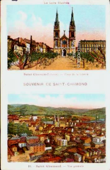 Cartes postales anciennes > CARTES POSTALES > carte postale ancienne > cartes-postales-ancienne.com Loire  Saint Chamond