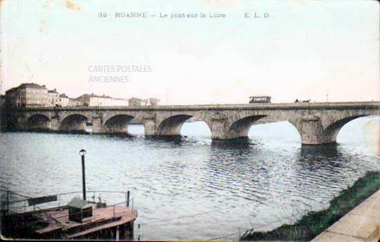 Cartes postales anciennes > CARTES POSTALES > carte postale ancienne > cartes-postales-ancienne.com Loire  Roanne