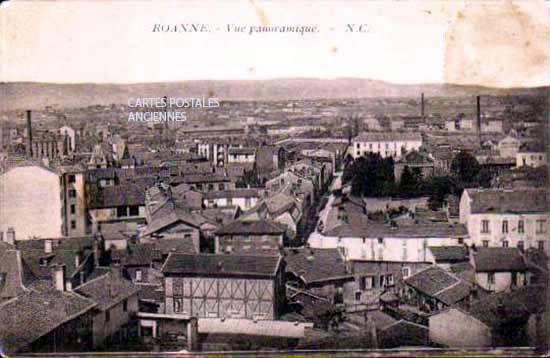 Cartes postales anciennes > CARTES POSTALES > carte postale ancienne > cartes-postales-ancienne.com Loire  Roanne