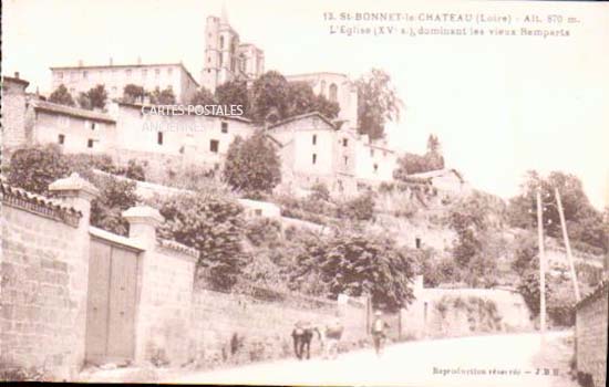 Cartes postales anciennes > CARTES POSTALES > carte postale ancienne > cartes-postales-ancienne.com Loire  Saint Bonnet Le Chateau