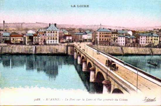 Cartes postales anciennes > CARTES POSTALES > carte postale ancienne > cartes-postales-ancienne.com Loire  Roanne