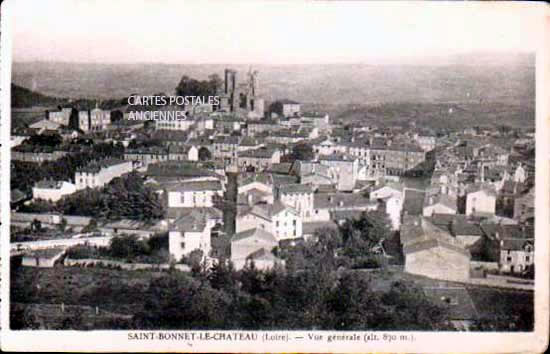 Cartes postales anciennes > CARTES POSTALES > carte postale ancienne > cartes-postales-ancienne.com Loire  Saint Bonnet Le Chateau