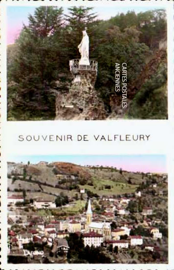 Cartes postales anciennes > CARTES POSTALES > carte postale ancienne > cartes-postales-ancienne.com Haute loire 43 Valfleury