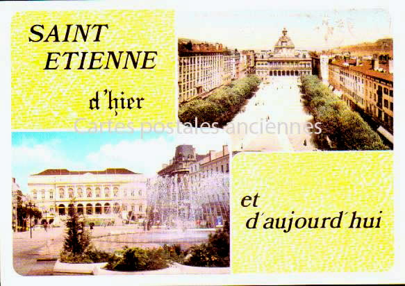 Cartes postales anciennes > CARTES POSTALES > carte postale ancienne > cartes-postales-ancienne.com Loire 42 Saint Etienne