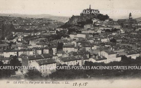 Cartes postales anciennes > CARTES POSTALES > carte postale ancienne > cartes-postales-ancienne.com Haute loire  Le Puy En Velay