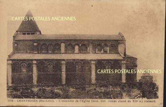 Cartes postales anciennes > CARTES POSTALES > carte postale ancienne > cartes-postales-ancienne.com Haute loire  Chanteuges
