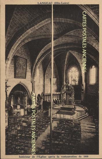 Cartes postales anciennes > CARTES POSTALES > carte postale ancienne > cartes-postales-ancienne.com Haute loire  Langeac