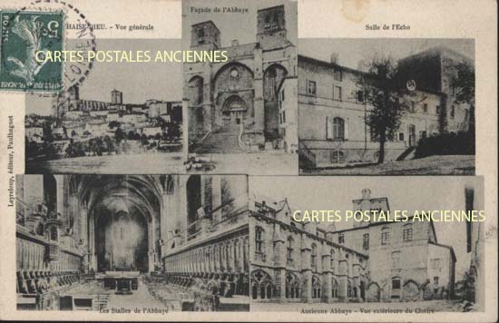 Cartes postales anciennes > CARTES POSTALES > carte postale ancienne > cartes-postales-ancienne.com Auvergne rhone alpes Haute loire La Chaise Dieu