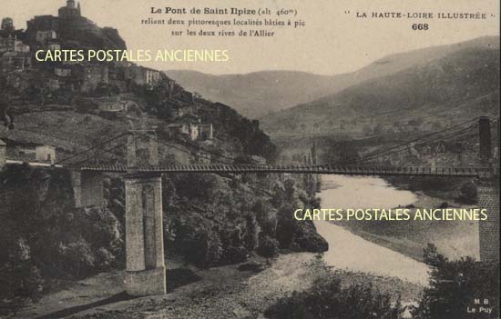Cartes postales anciennes > CARTES POSTALES > carte postale ancienne > cartes-postales-ancienne.com Haute loire  Saint Ilpize