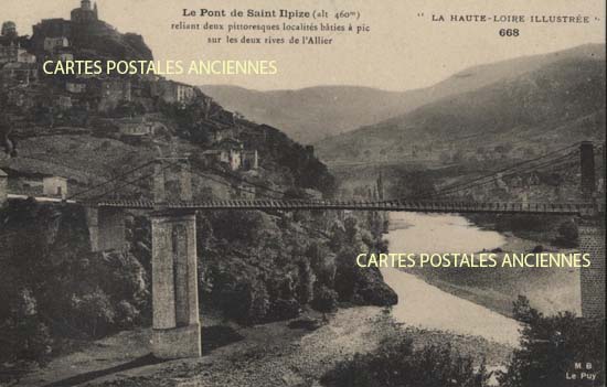 Cartes postales anciennes > CARTES POSTALES > carte postale ancienne > cartes-postales-ancienne.com Auvergne rhone alpes Haute loire Saint Ilpize