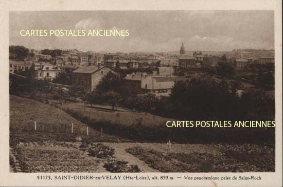 Cartes postales anciennes > CARTES POSTALES > carte postale ancienne > cartes-postales-ancienne.com Auvergne rhone alpes Haute loire Saint Didier En Velay
