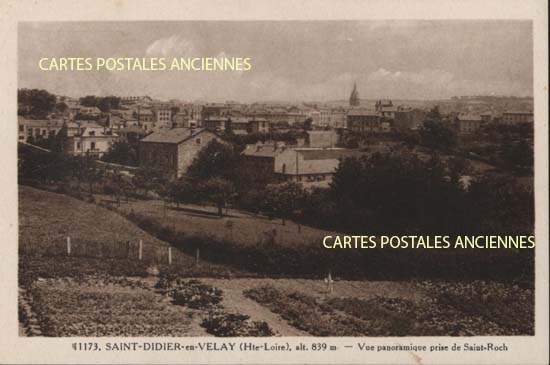 Cartes postales anciennes > CARTES POSTALES > carte postale ancienne > cartes-postales-ancienne.com Haute loire  Saint Didier En Velay
