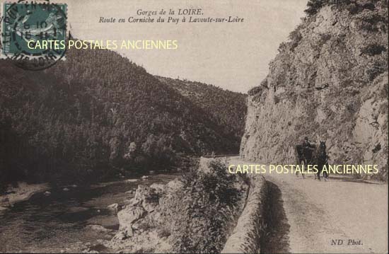 Cartes postales anciennes > CARTES POSTALES > carte postale ancienne > cartes-postales-ancienne.com Auvergne rhone alpes Haute loire Lavoute Sur Loire