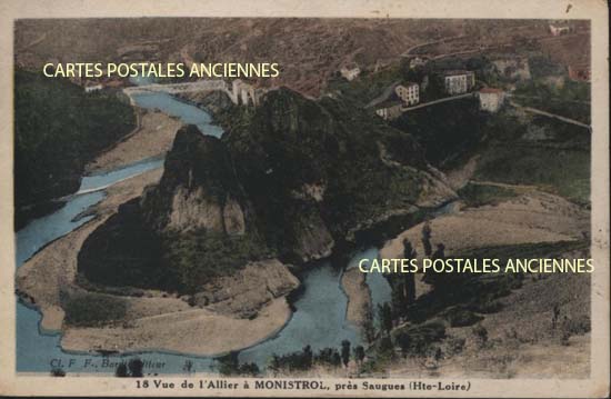 Cartes postales anciennes > CARTES POSTALES > carte postale ancienne > cartes-postales-ancienne.com Auvergne rhone alpes Haute loire Monistrol Sur Loire